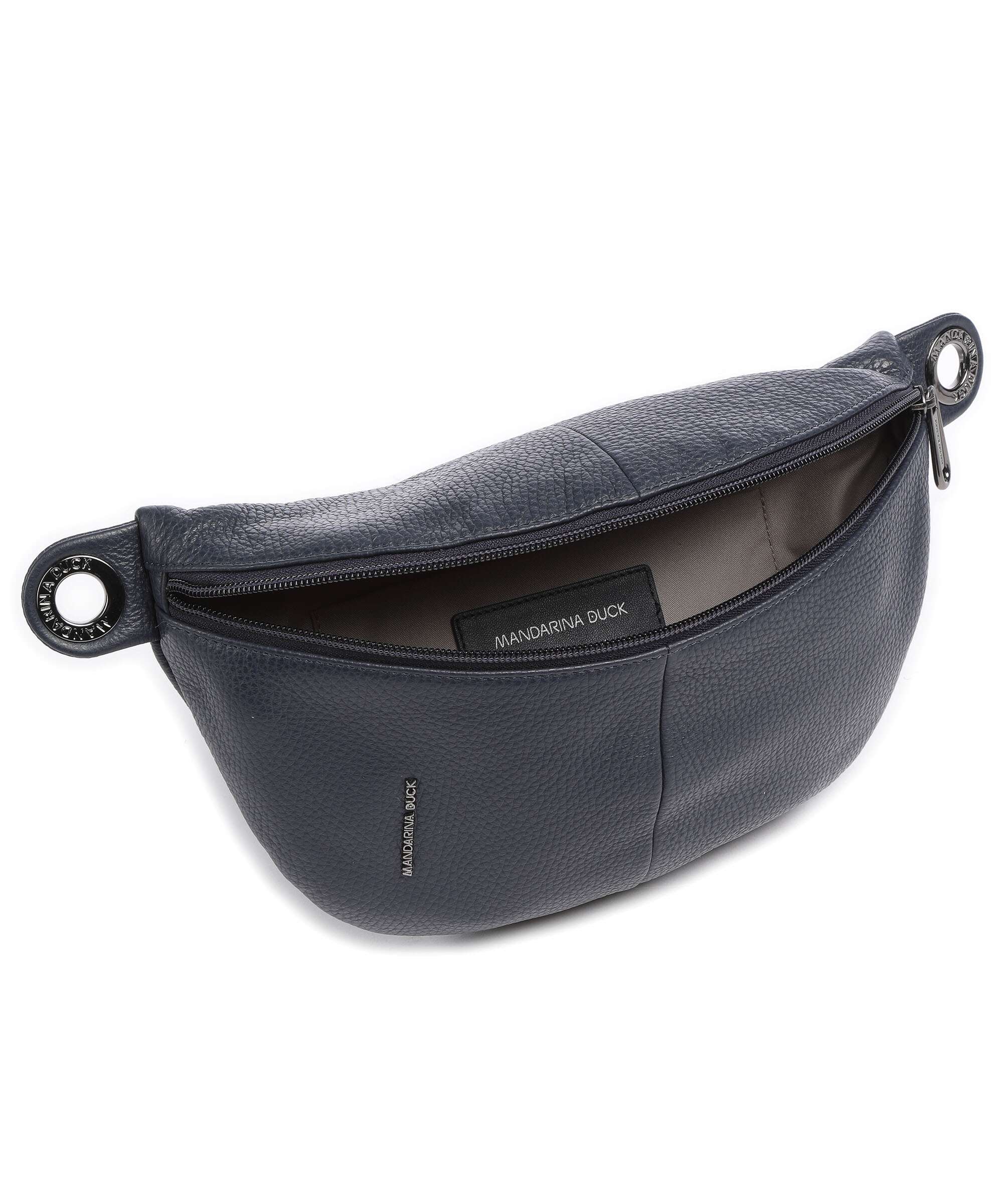 Mandarina Duck Mellow Leather Belt bag dress blue