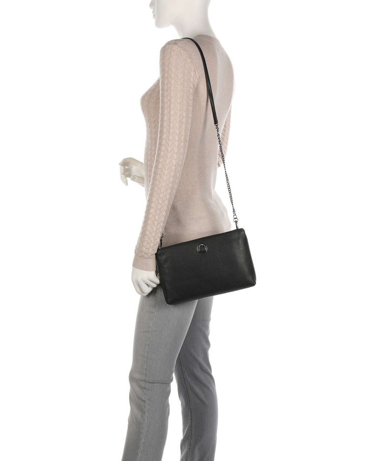 Mandarina Duck Mellow Leather Crossbody bag nero
