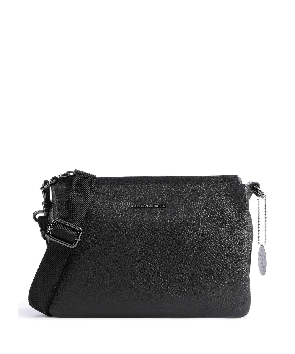 Mandarina Duck Mellow Leather Crossbody bag nero