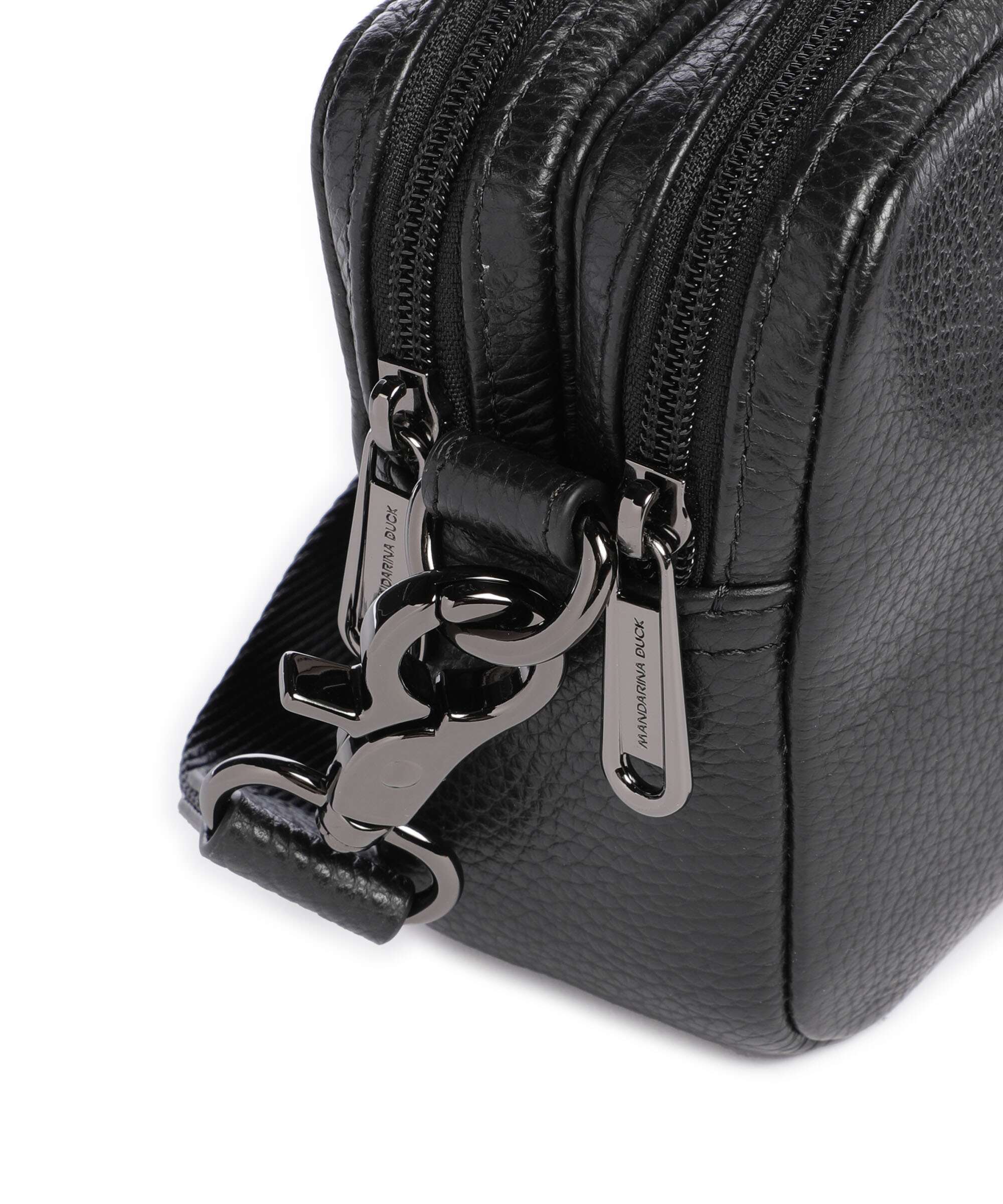 Mandarina Duck Mellow Leather Crossbody bag nero