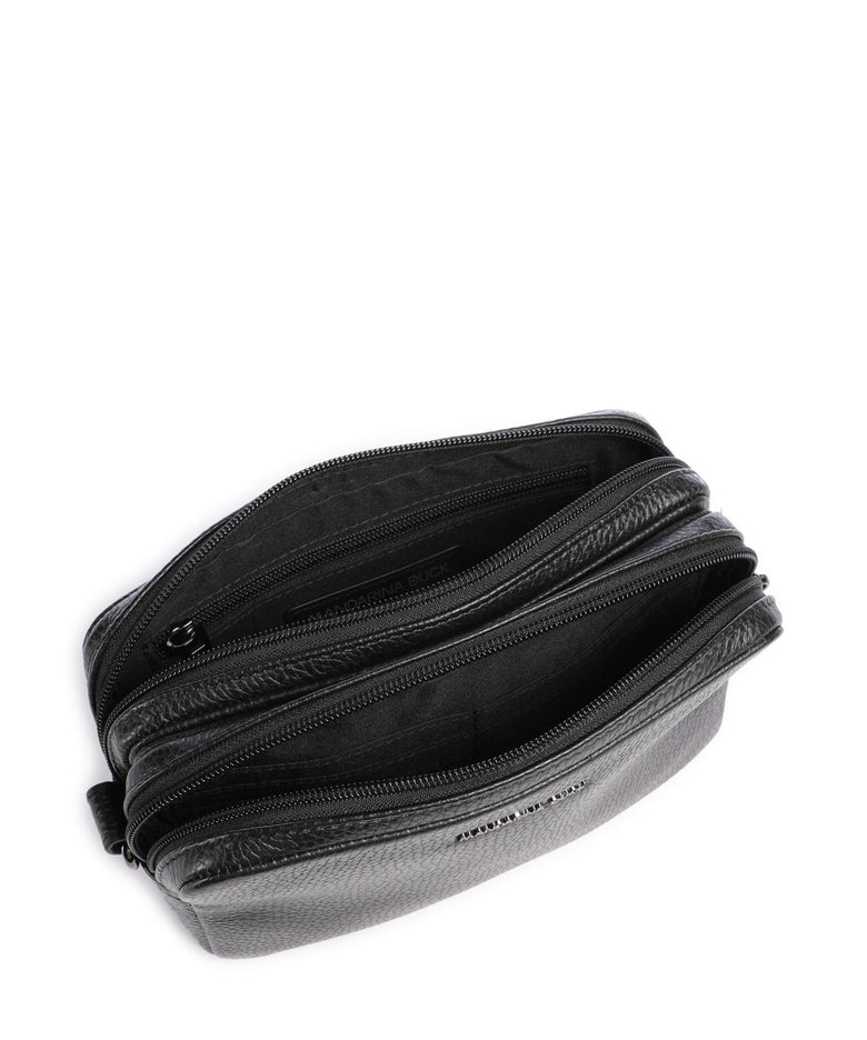 Mandarina Duck Mellow Leather Crossbody bag nero