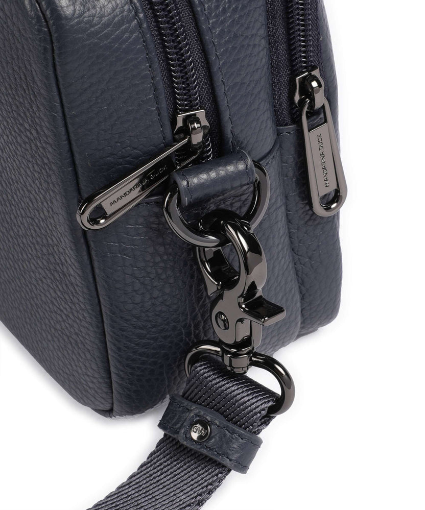 Mandarina Duck Mellow Leather Crossbody bag dress blue