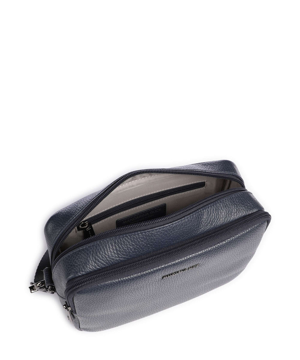 Mandarina Duck Mellow Leather Crossbody bag dress blue