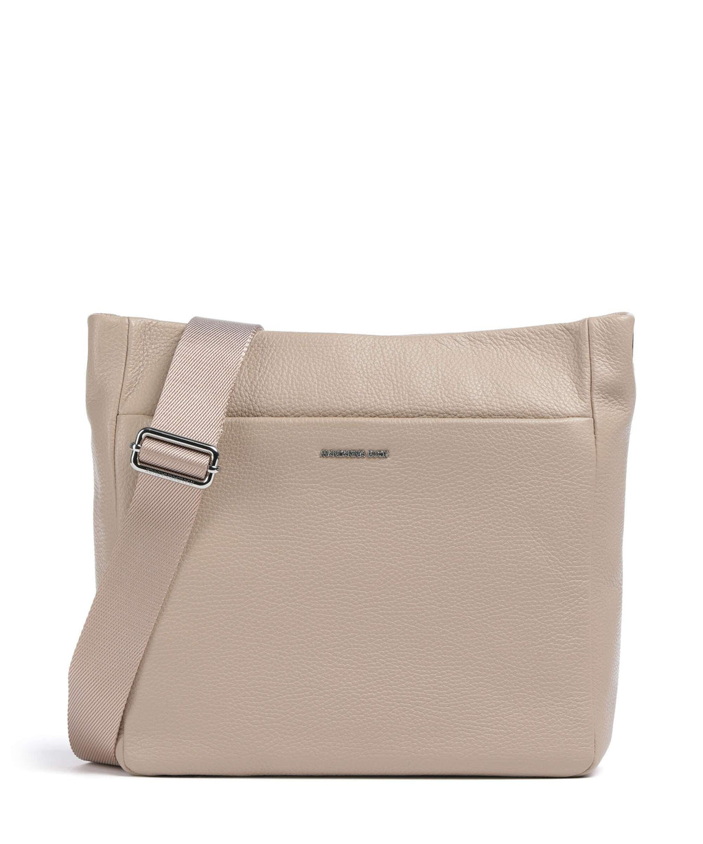 Mandarina Duck Mellow Leather Shoulder bag warm taupe