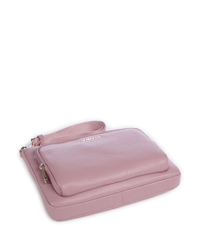 Mandarina Duck Mellow Leather Crossbody bag lilac rose