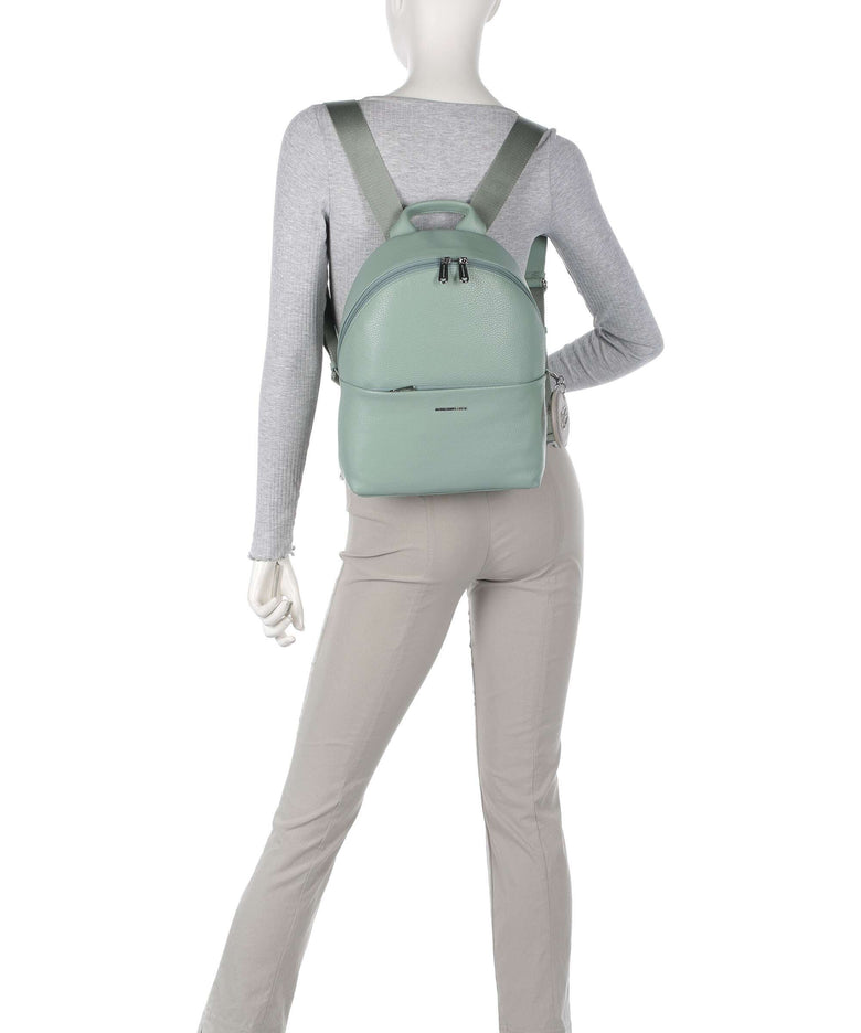 Mandarina Duck Mellow Leather Backpack iceberg green