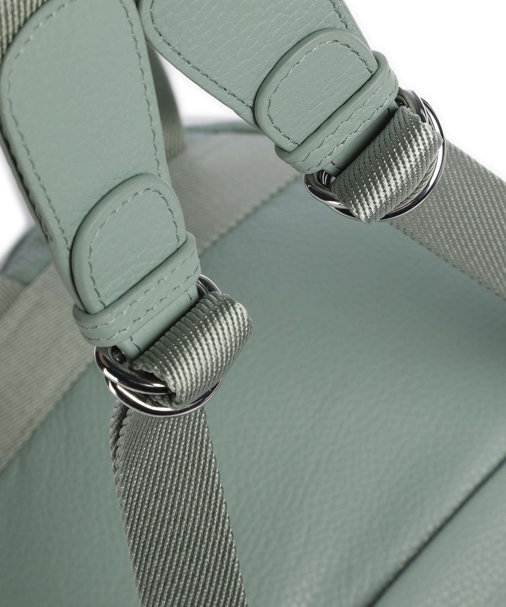 Mandarina Duck Mellow Leather Backpack iceberg green