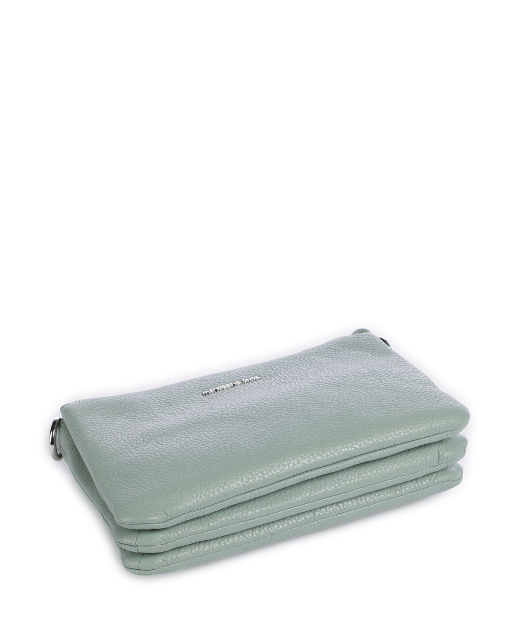 Mandarina Duck Mellow Leather Crossbody bag iceberg green