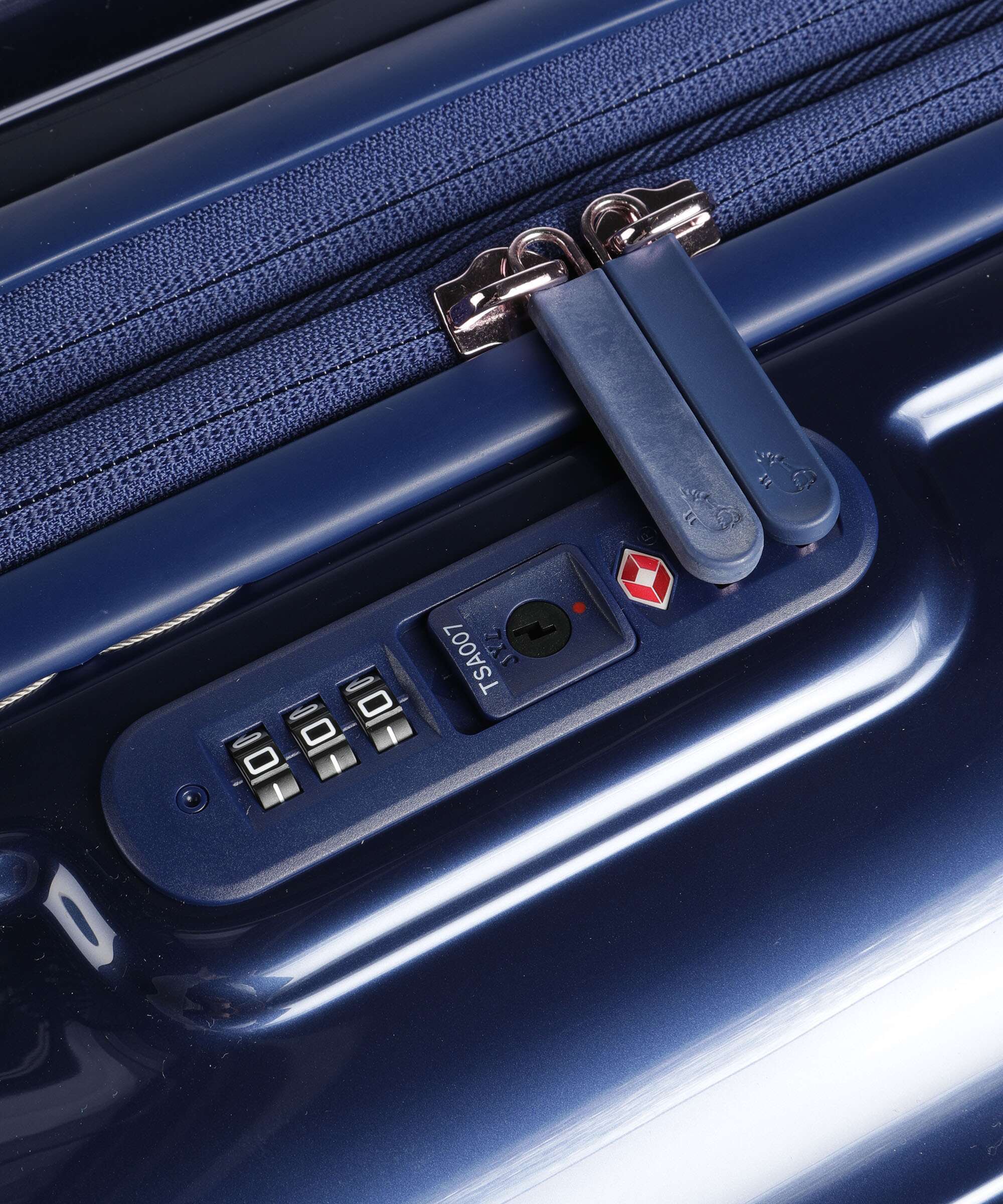 Mandarina Duck Logoduck+ Metal Spinner (4 wheels) blue indigo