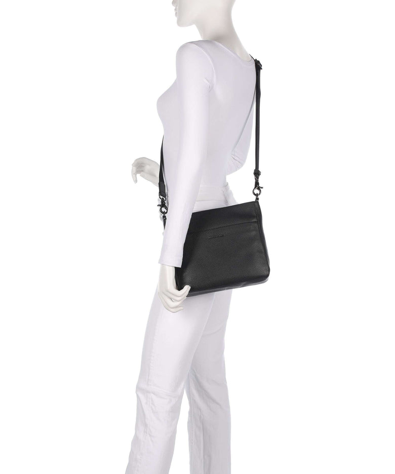 Mandarina Duck Mellow Leather Crossbody bag nero