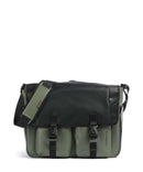 Mandarina Duck Eco Coated bolsa mensageiro pine green