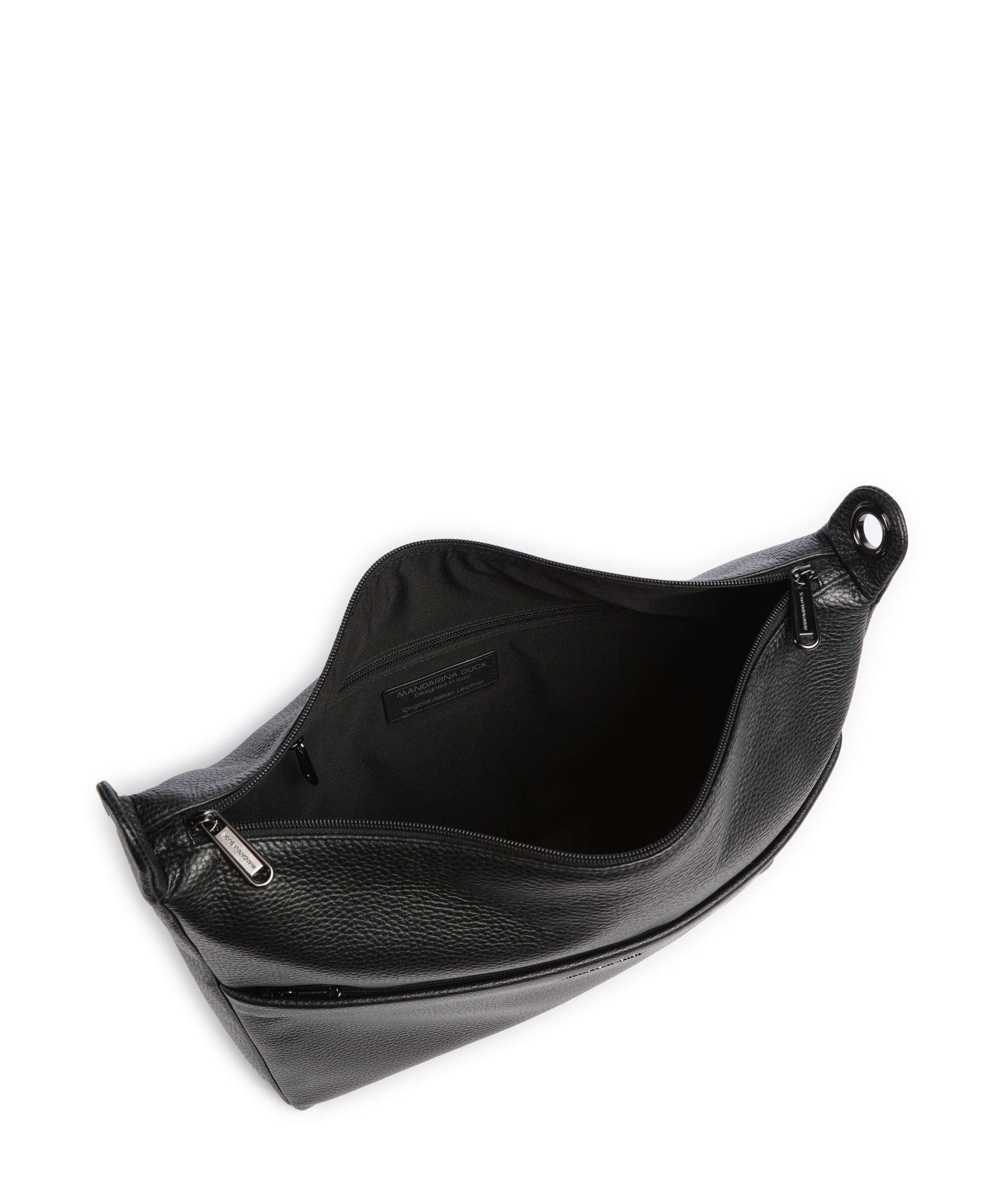 Mandarina Duck Mellow Leather Hobo bag nero