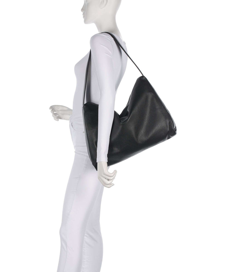 Mandarina Duck Mellow Leather Hobo bag nero