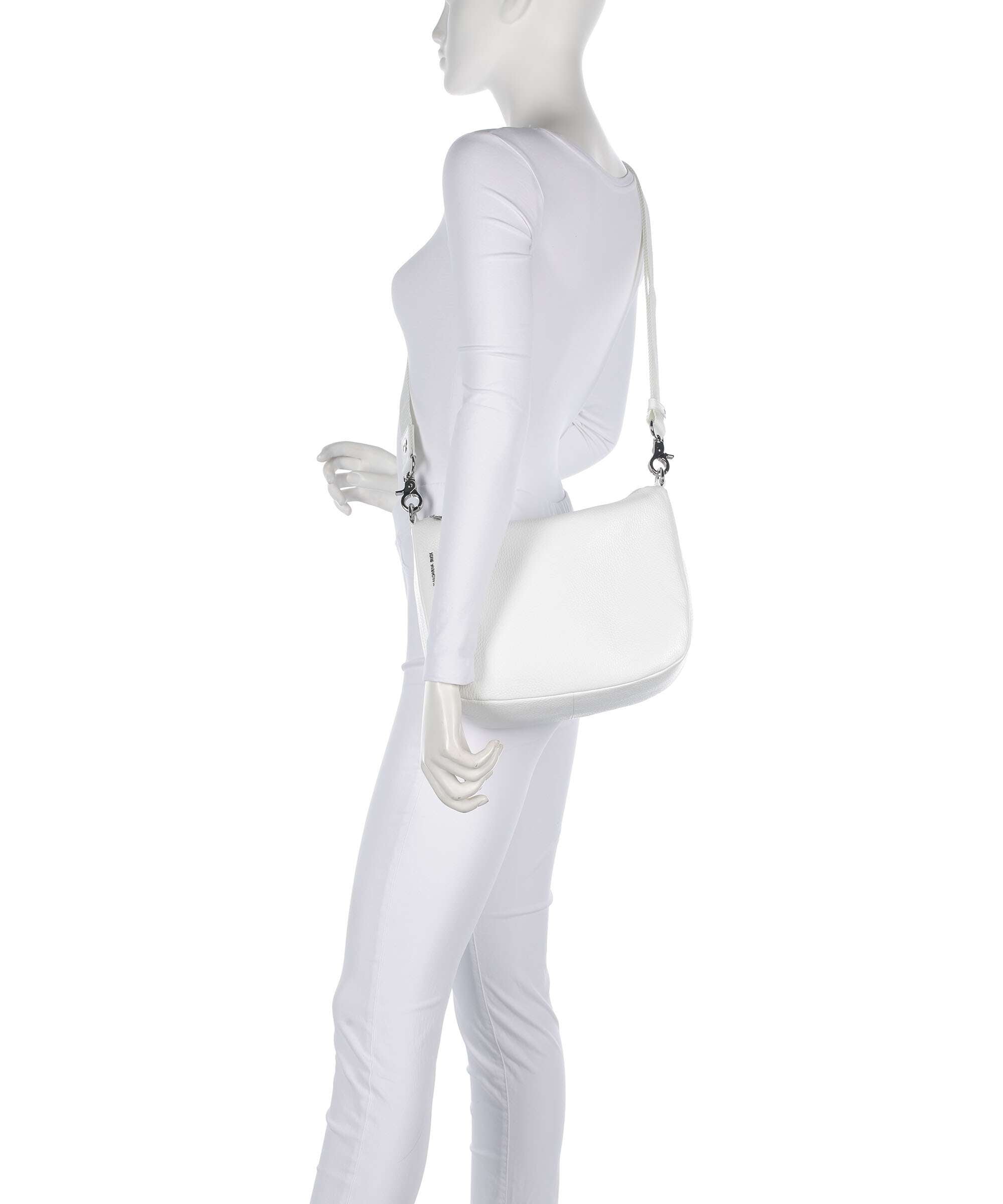 Mandarina Duck Mellow Leather Crossbody bag blanc