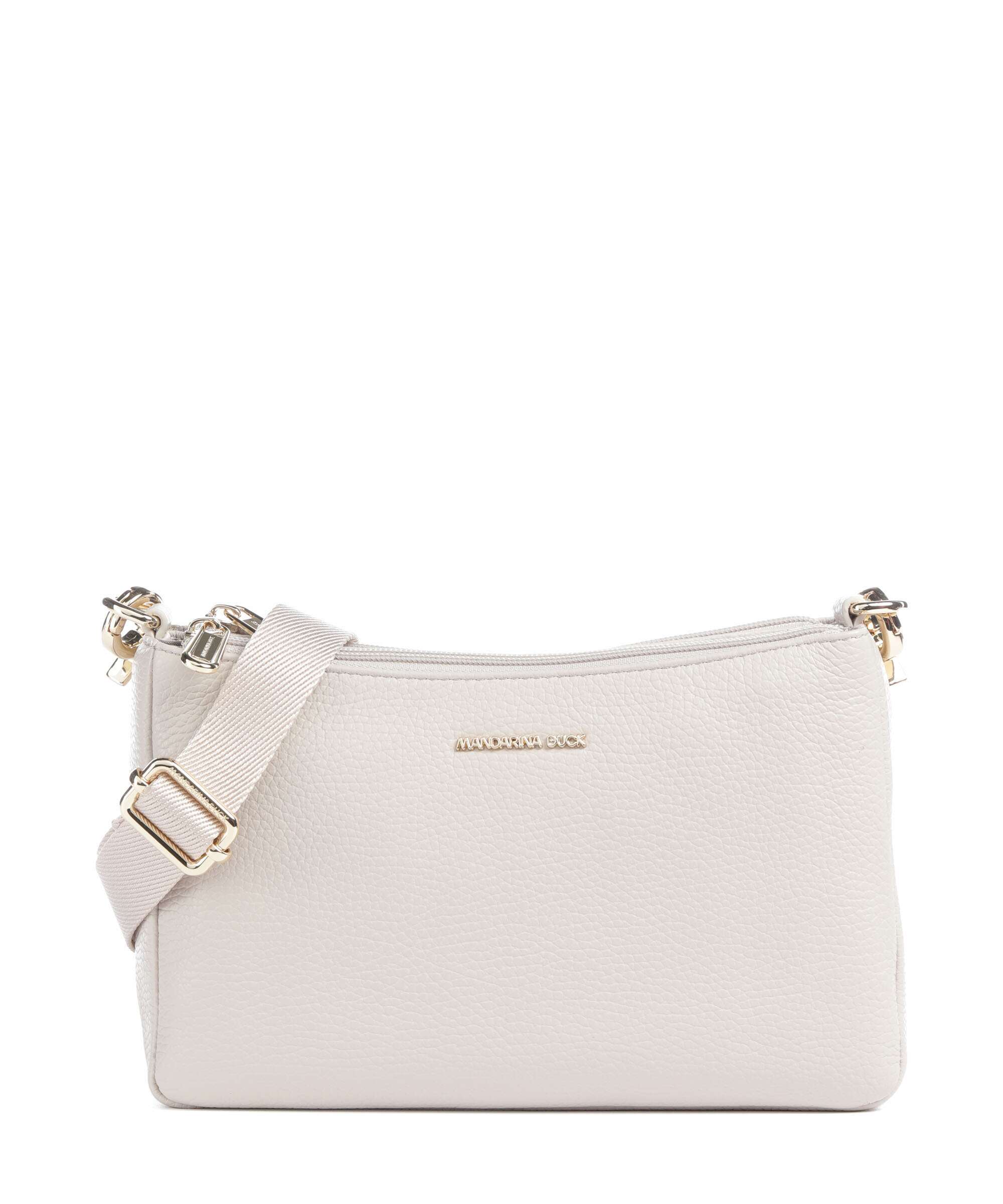 Mandarina Duck Mellow Leather Crossbody bag cocoon