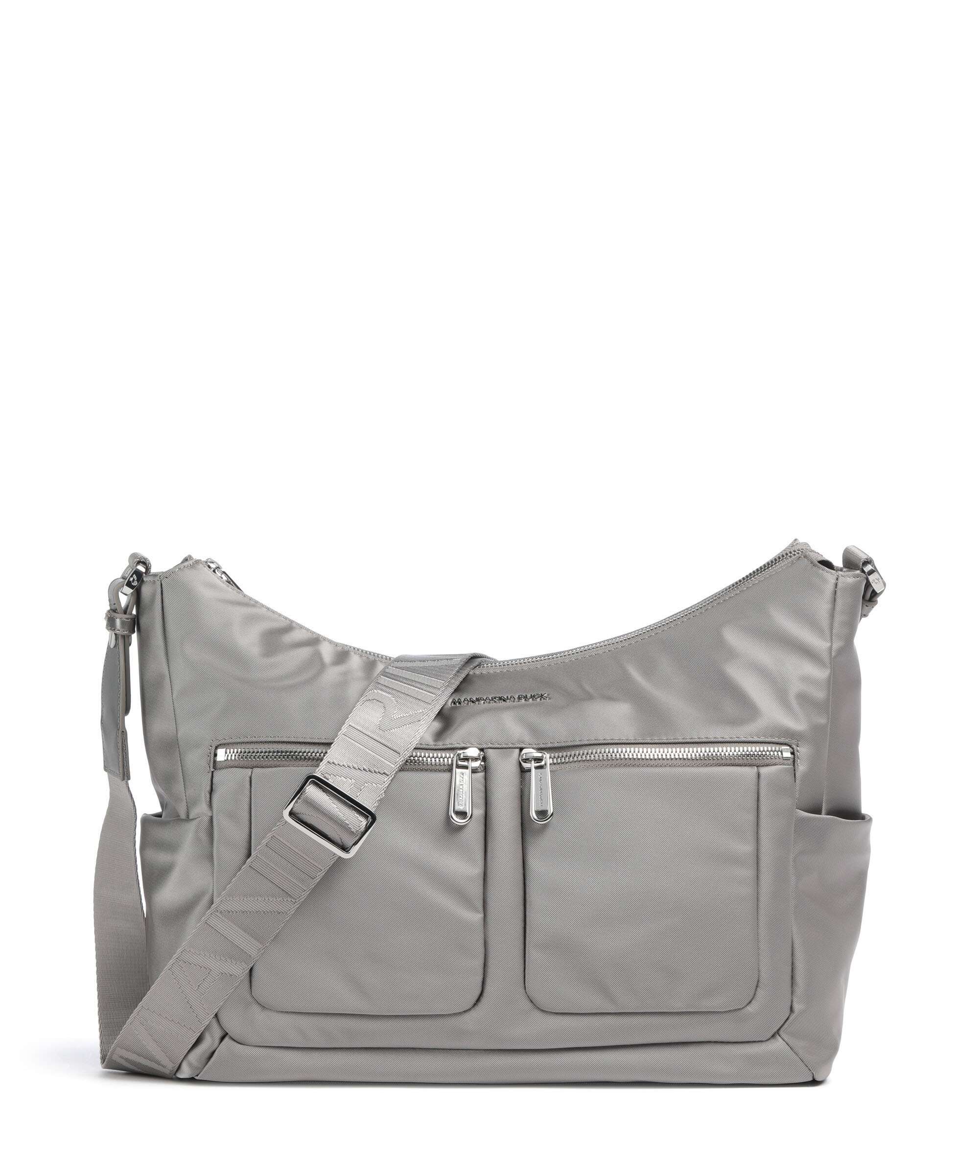 Mandarina Duck Active Lux Hobo bag gun metal
