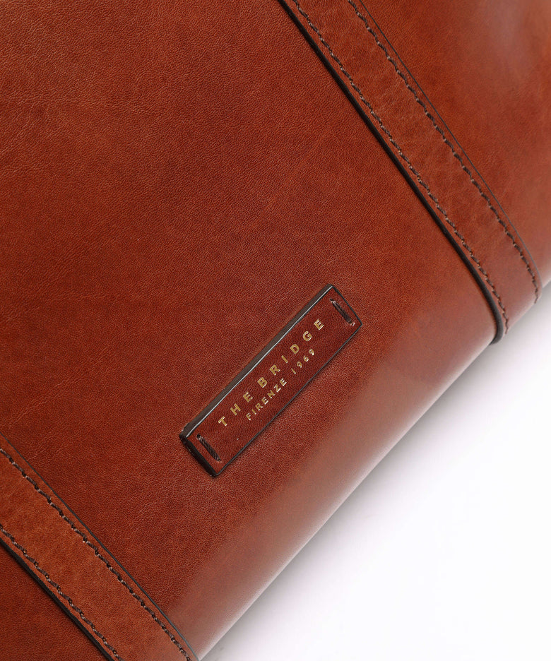 The Bridge Vittoria Tote bag marrone