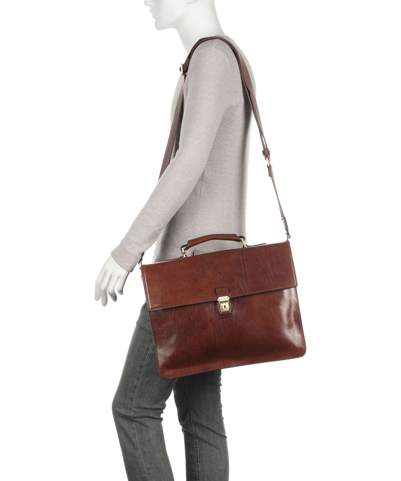 The Bridge Story Uomo Briefcase marrone