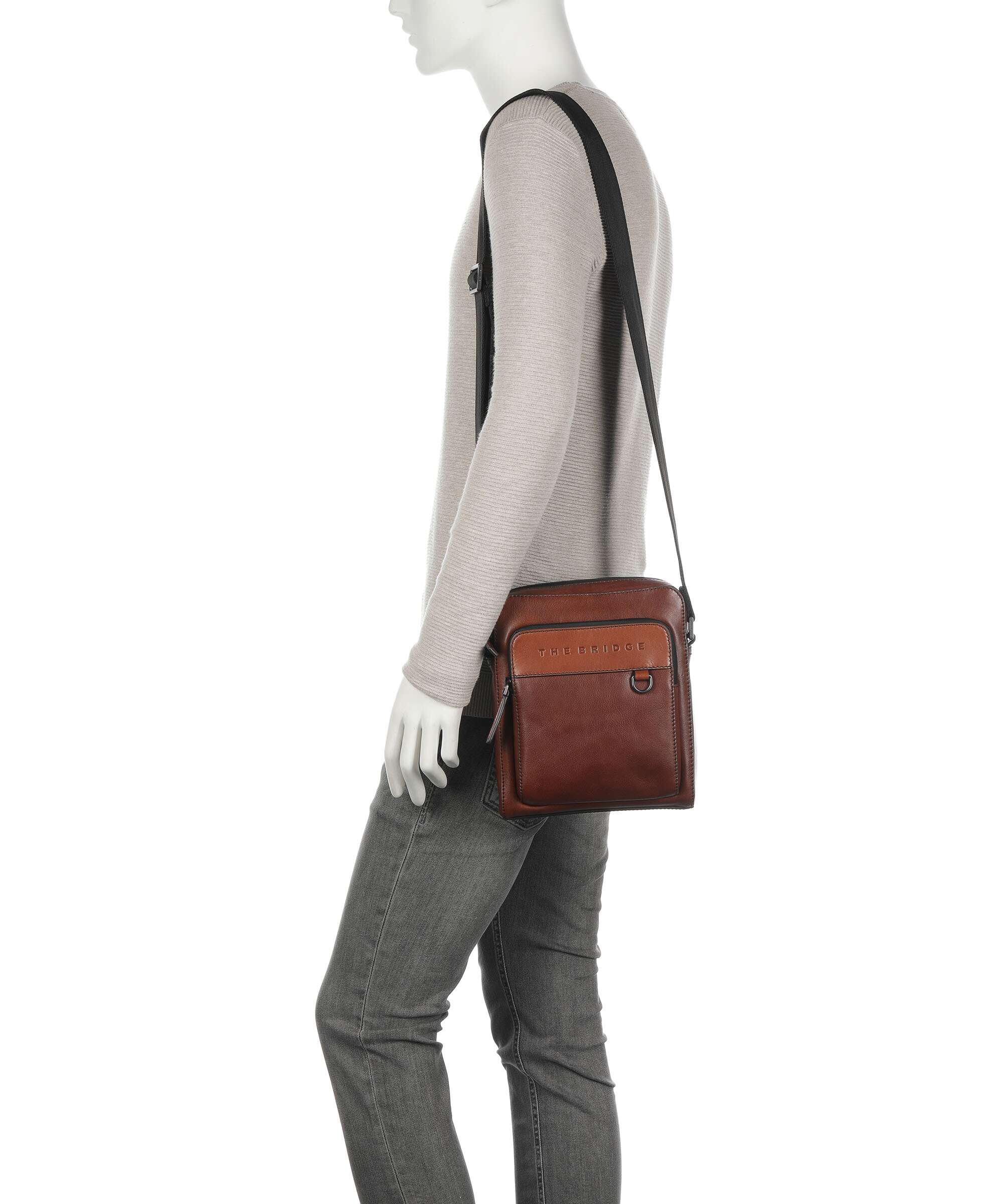 The Bridge Damiano Crossbody bag marrone