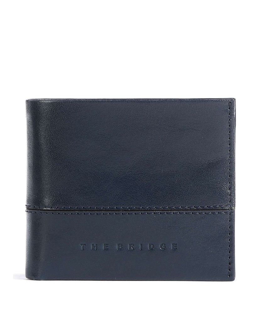 The Bridge Damiano RFID Wallet dunkelblau