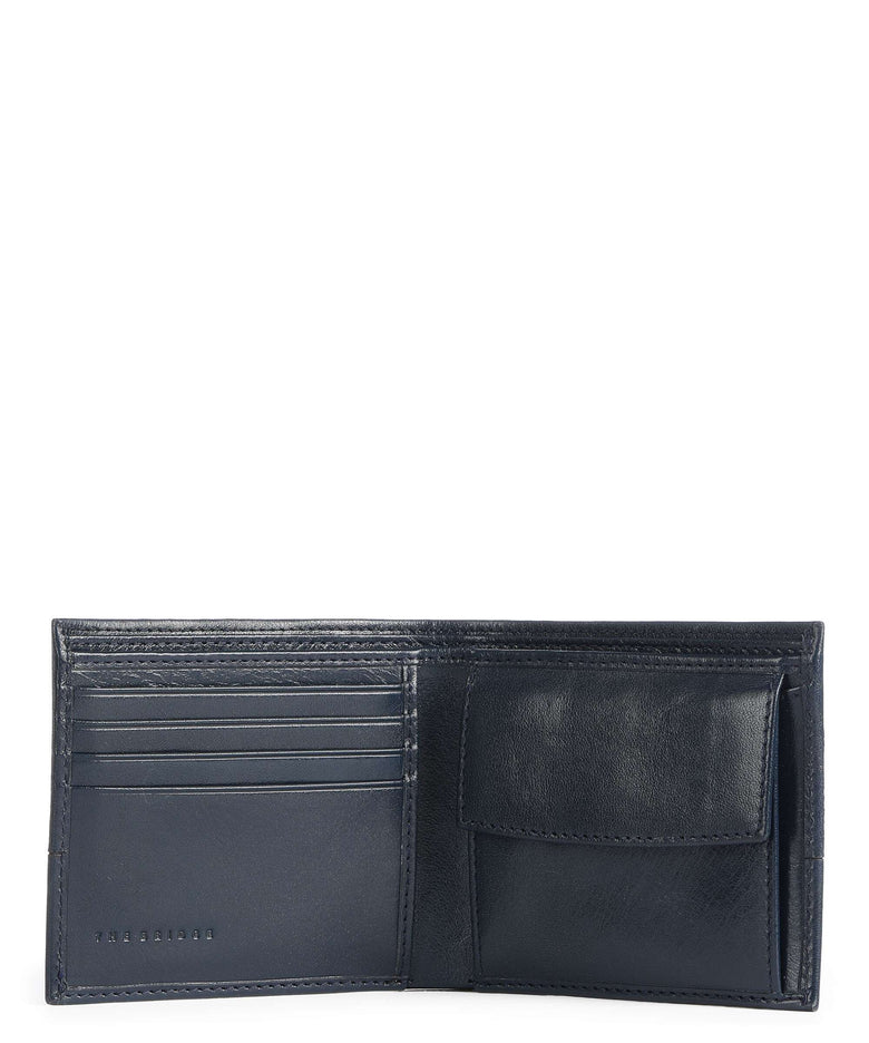 The Bridge Damiano Wallet dunkelblau
