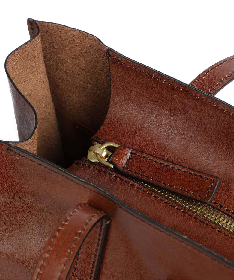 The Bridge Mirra Tote bag marrone