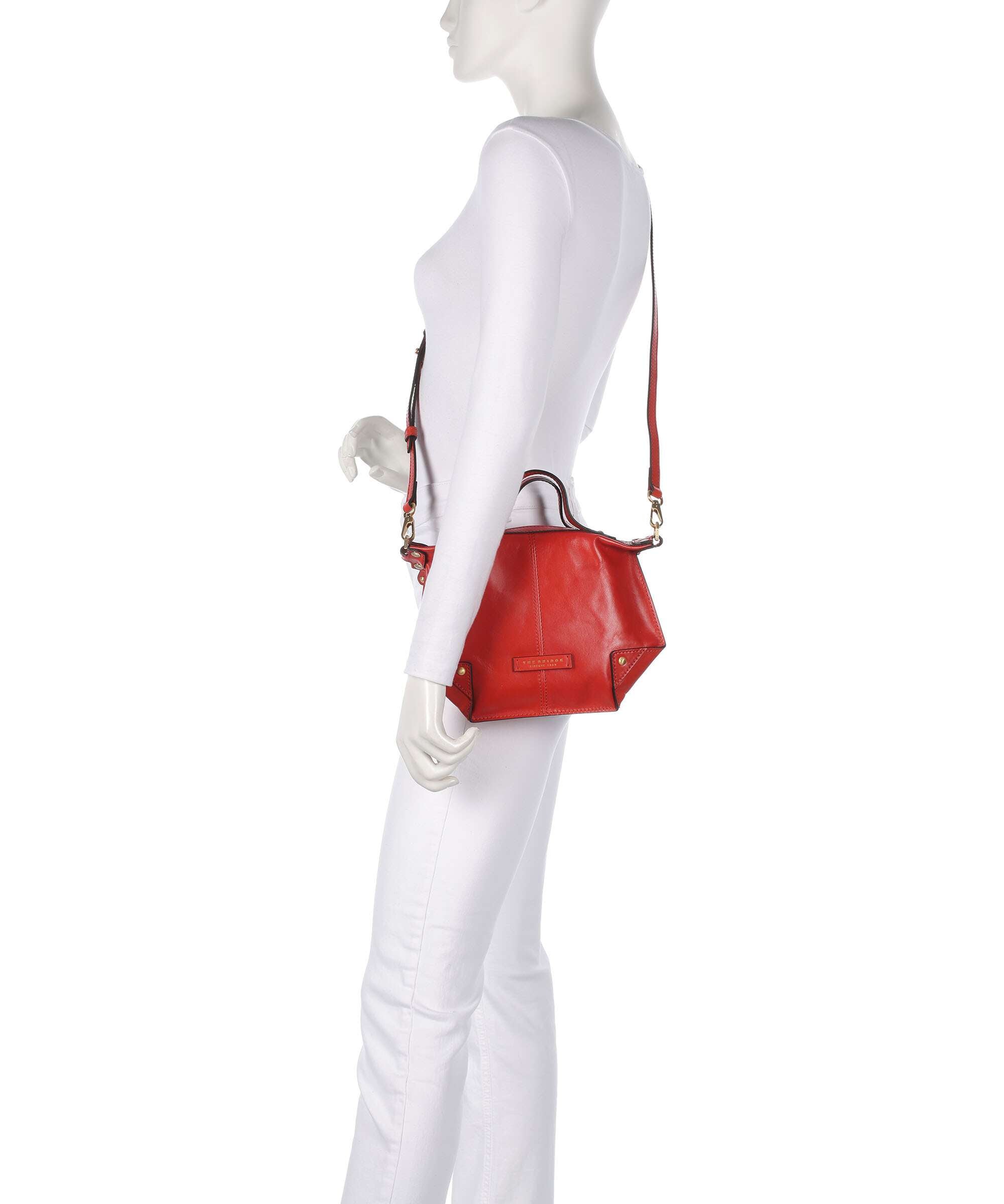 The Bridge Unica Crossbody bag burnt orange
