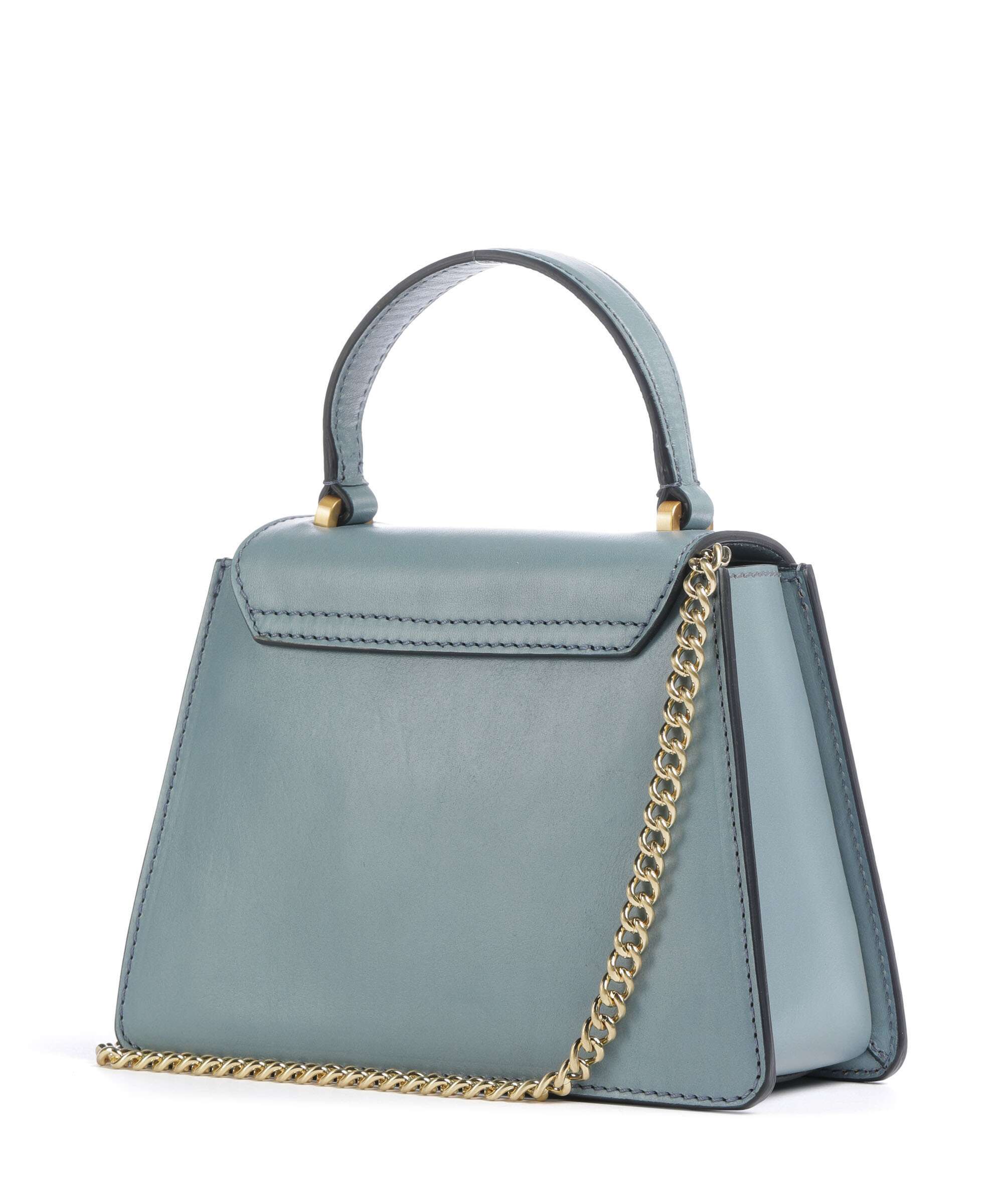The Bridge Ginevra Handbag baby blue/oro