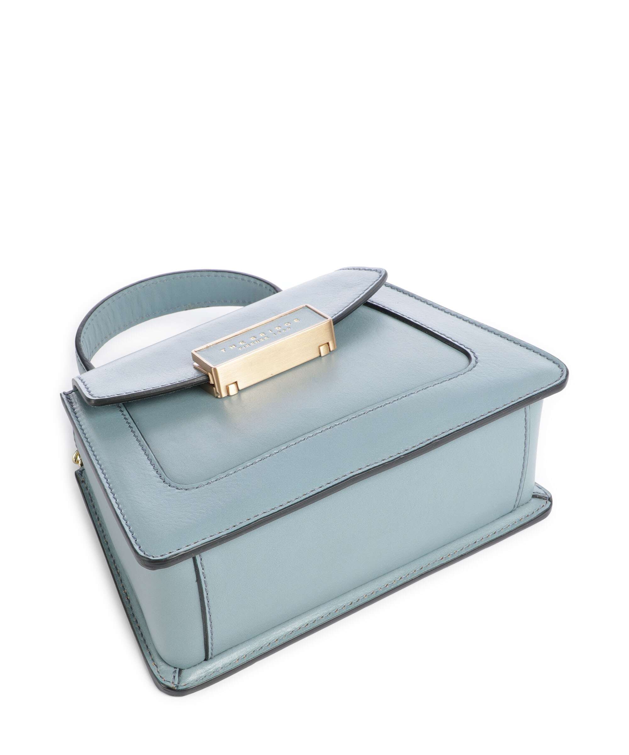 The Bridge Ginevra Handbag baby blue/oro