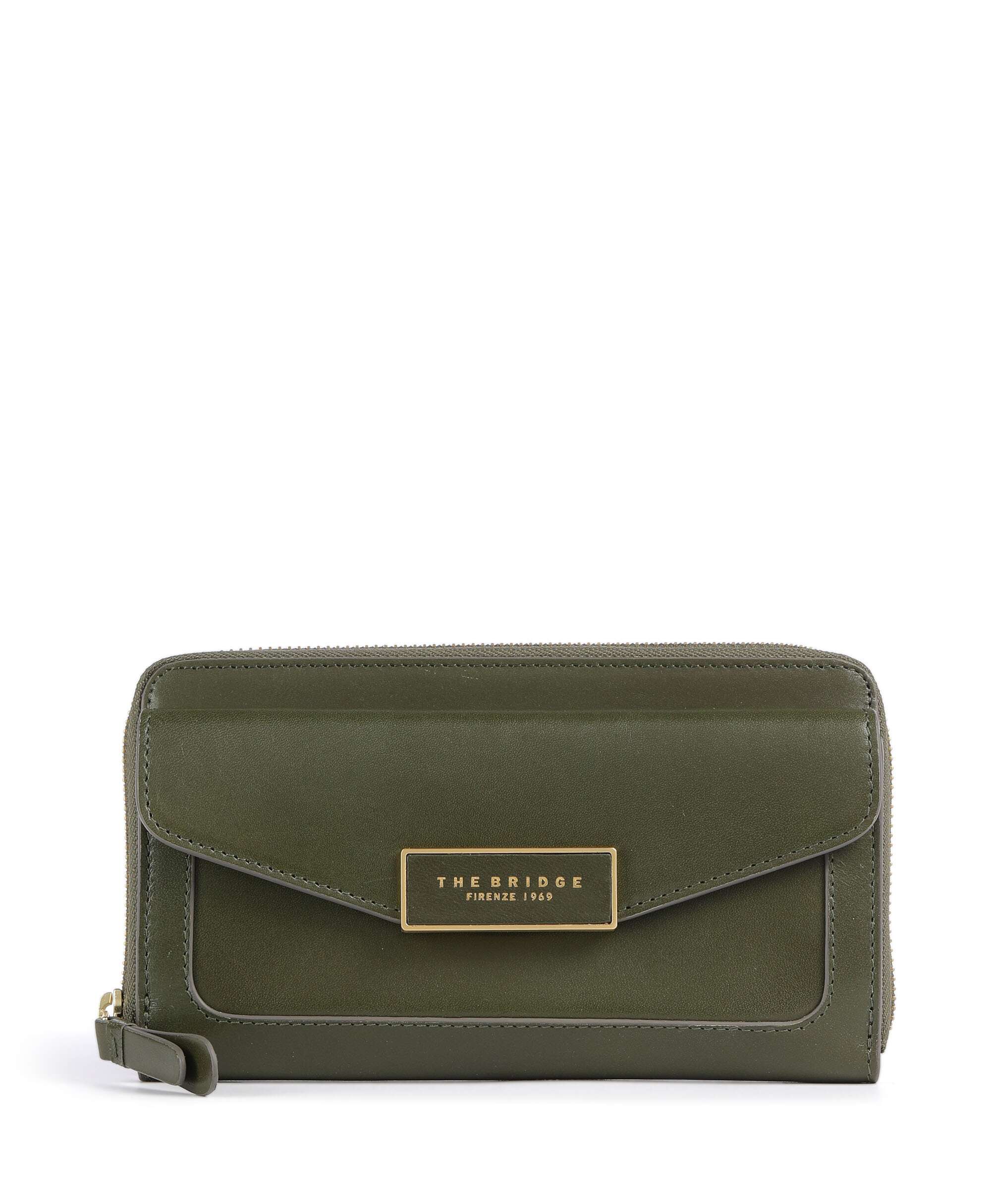 The Bridge Ginevra RFID Wallet thyme