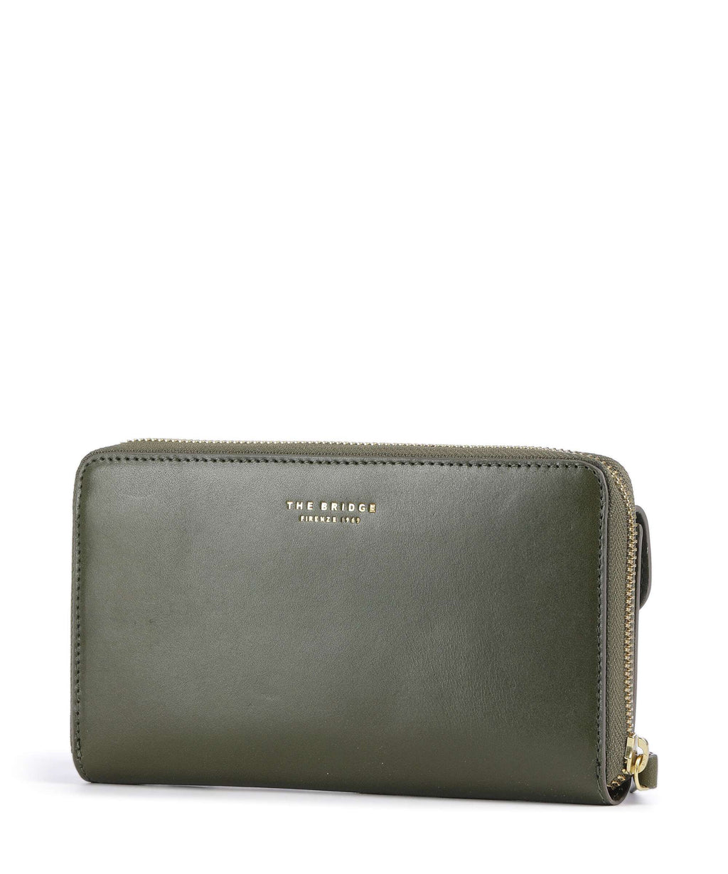 The Bridge Ginevra RFID Wallet thyme