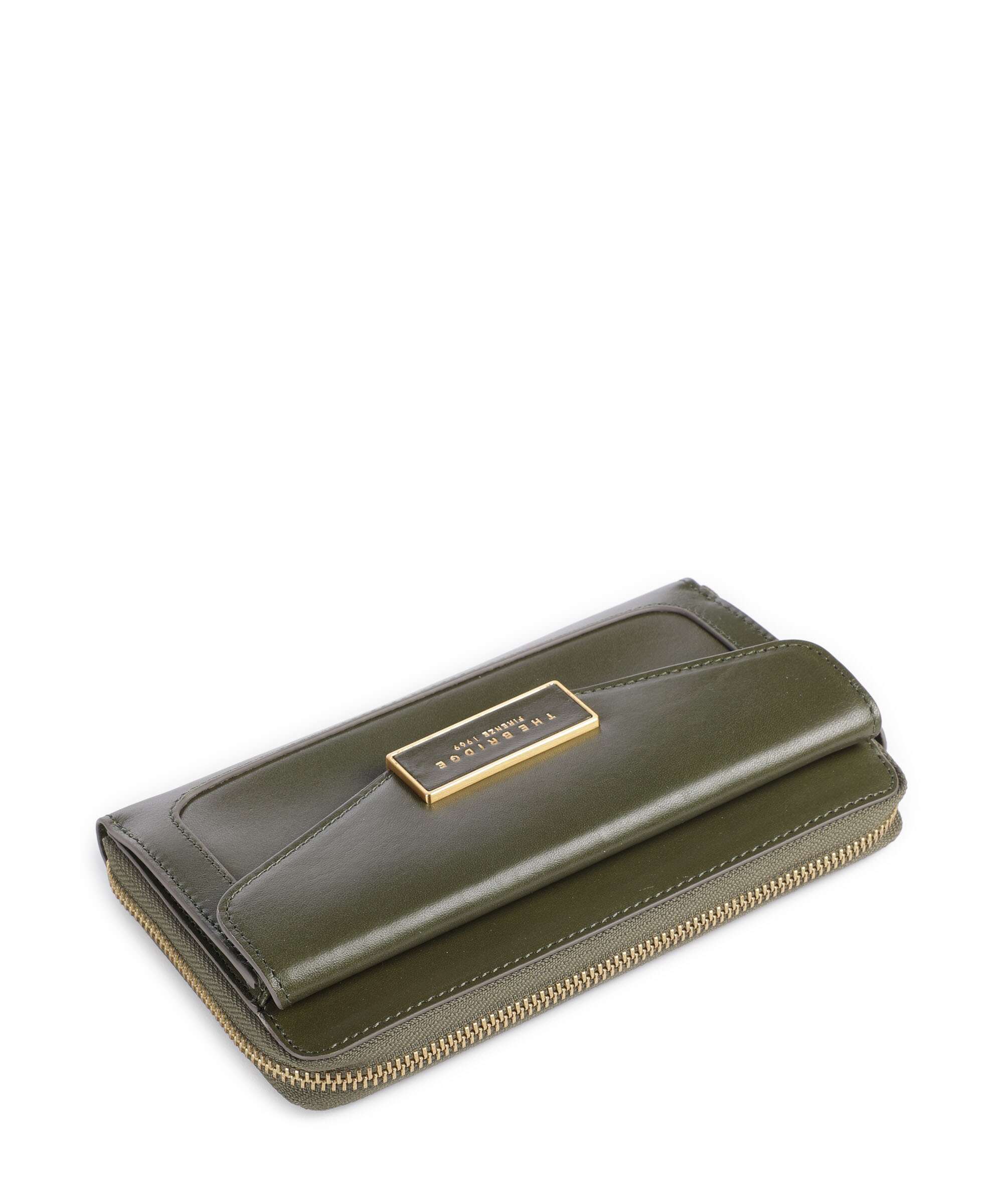The Bridge Ginevra RFID Wallet thyme