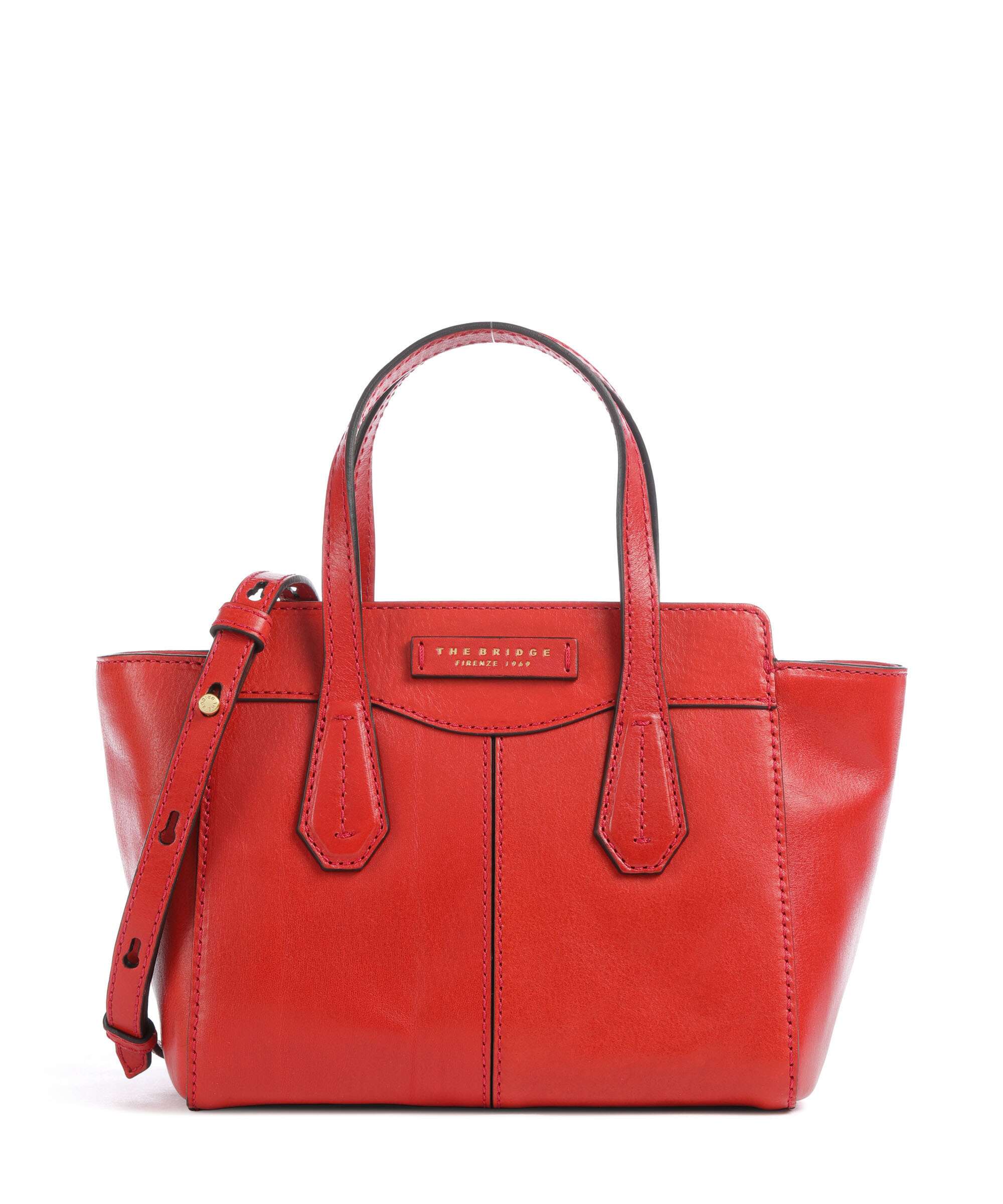 The Bridge Gloria Handbag arancio bruciato/oro