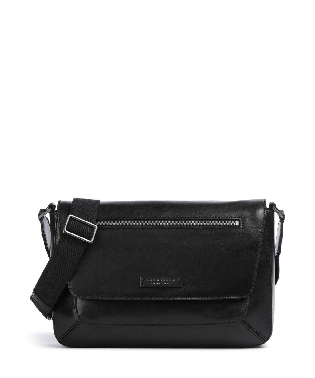 The Bridge Giulio Messenger bag black