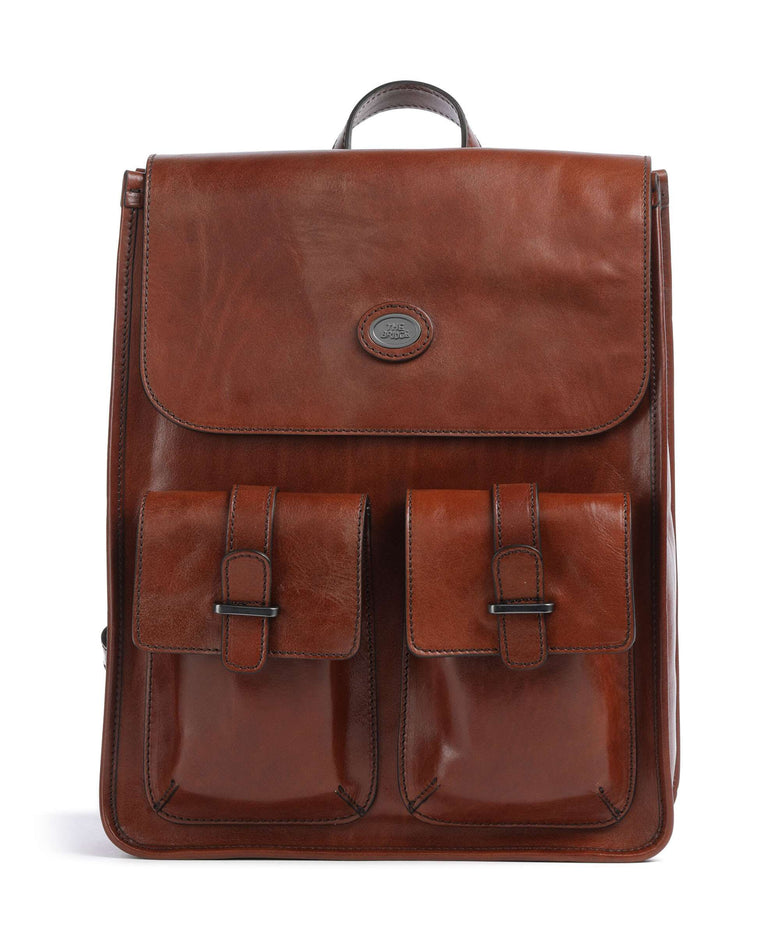 The Bridge Isaia Backpack marrone/rut scamosciato opaco