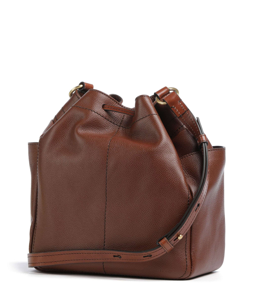 The Bridge Letizia Soft Bucket bag marrone