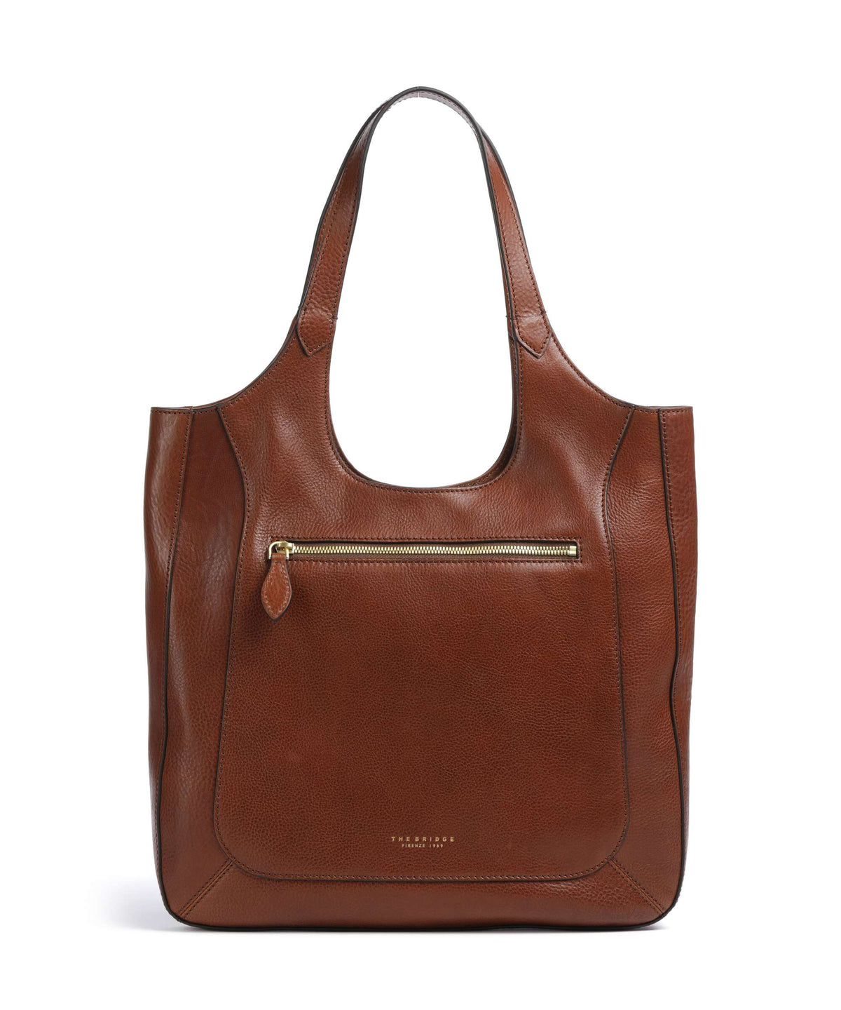 The Bridge Luce Soft Hobo bag marrone