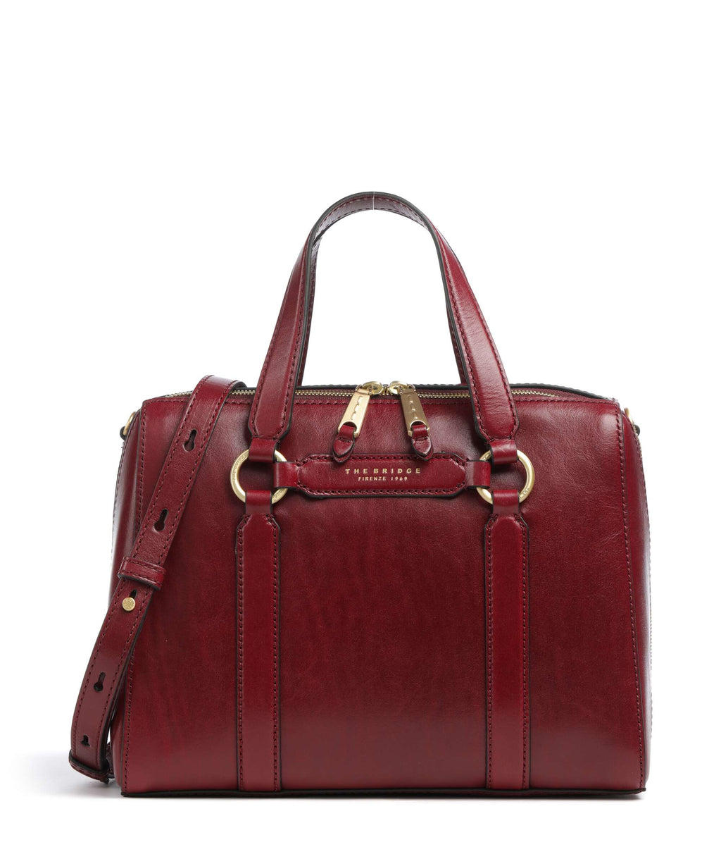The Bridge Laura Handbag barolo