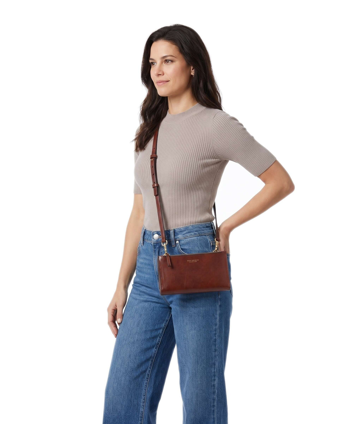 The Bridge Lara Wallet marrone
