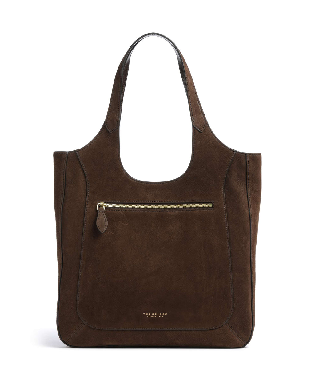 The Bridge Luce Soft Hobo bag moka