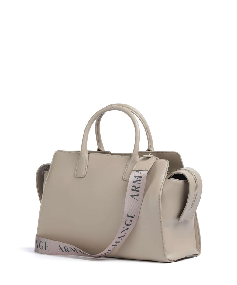 Armani Exchange Amelie L Handbag sand
