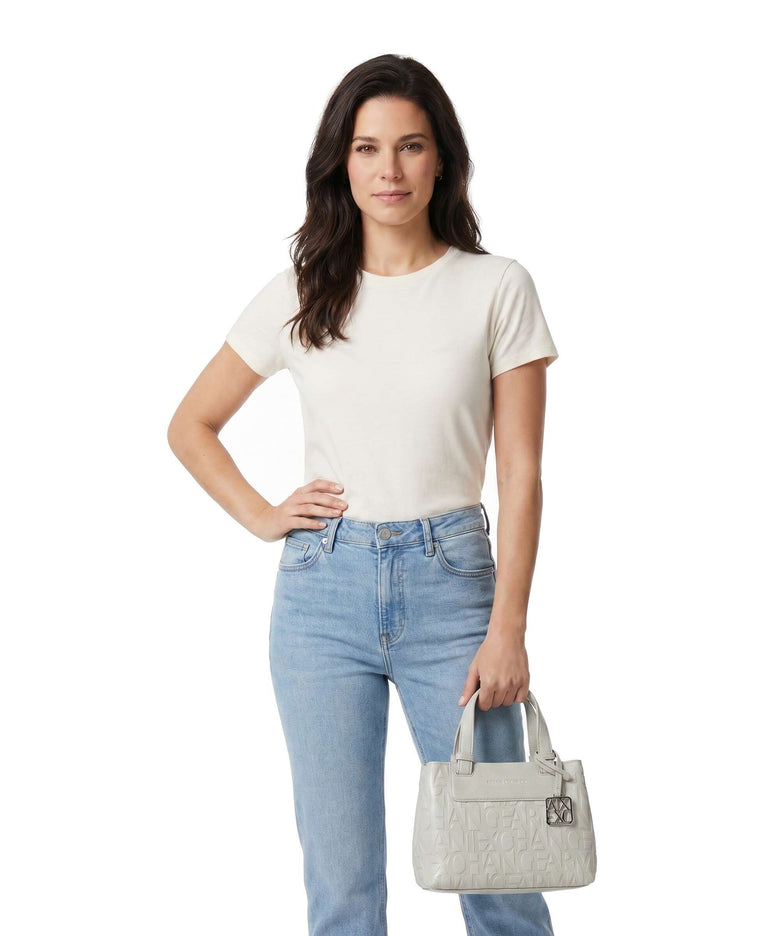 Armani Exchange Liz Monogram S Handbag dust