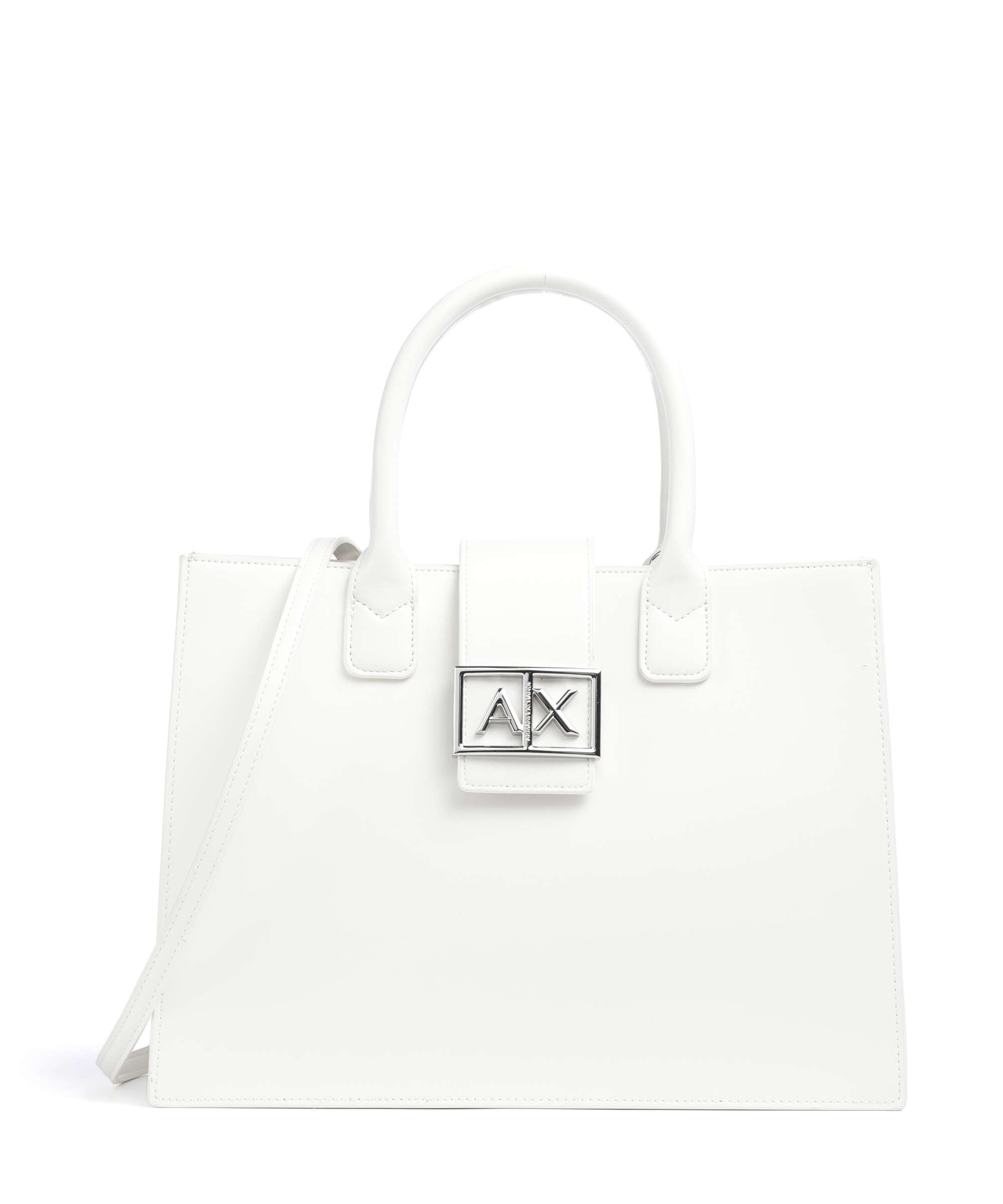Armani Exchange Wonder M Handbag off white