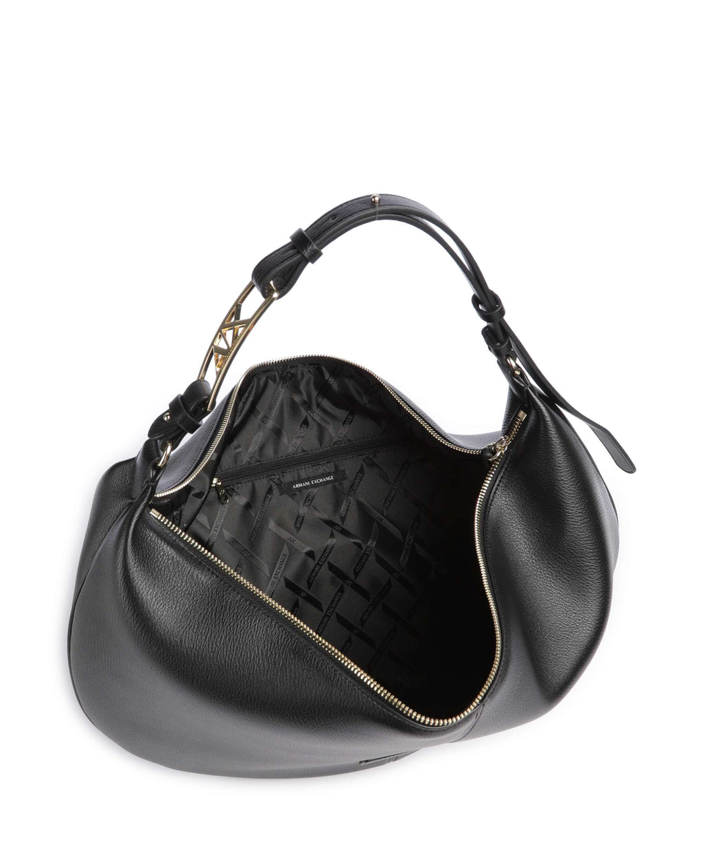 Armani Exchange Polly L Hobo bag black