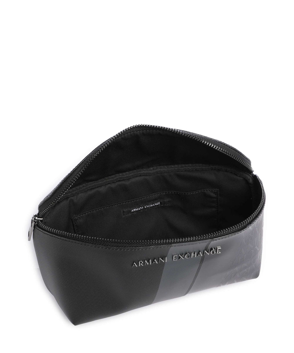 Armani Exchange Dylan Belt bag black/gunmetal/shiny black
