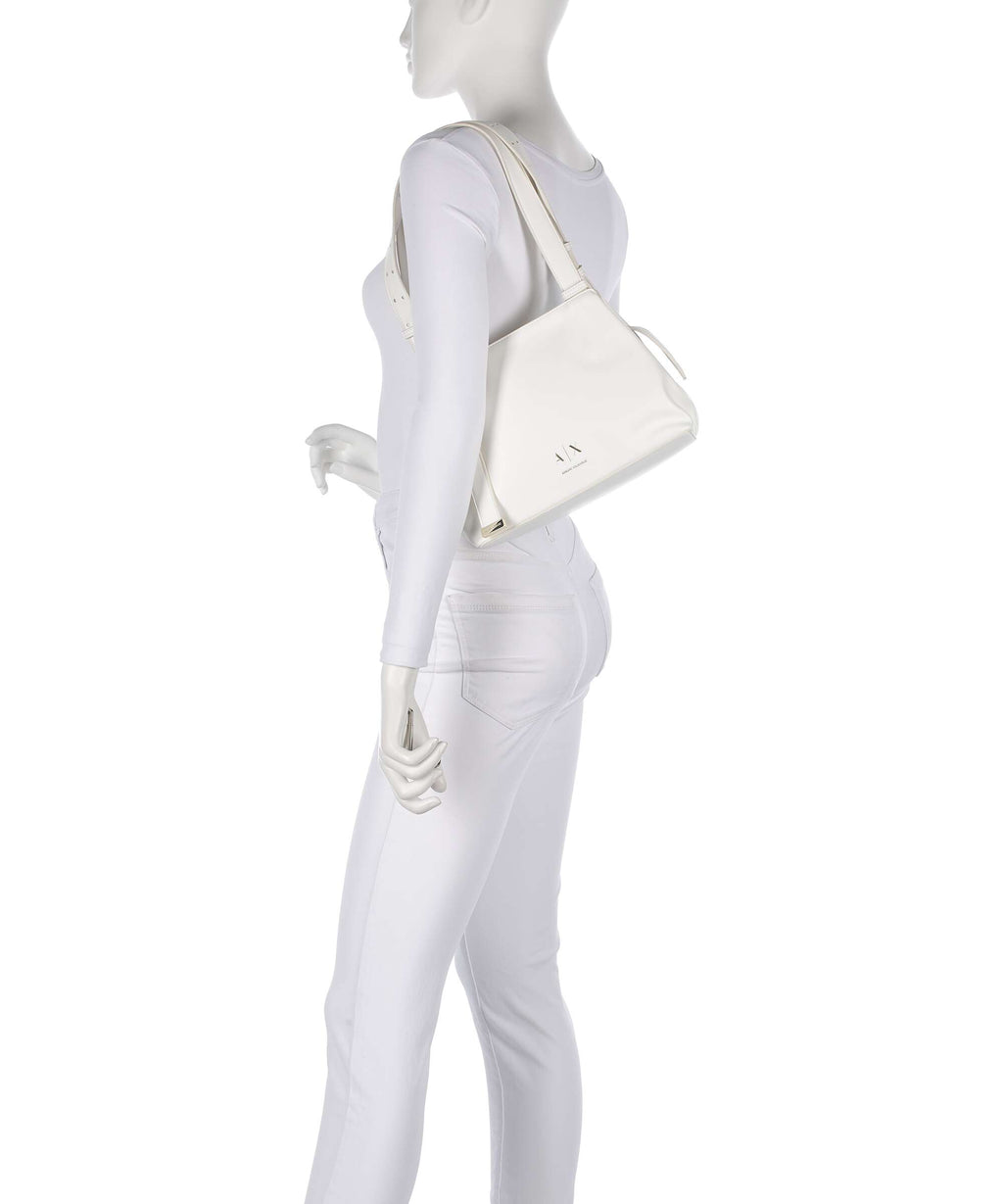 Armani Exchange Alice S Shoulder bag off white