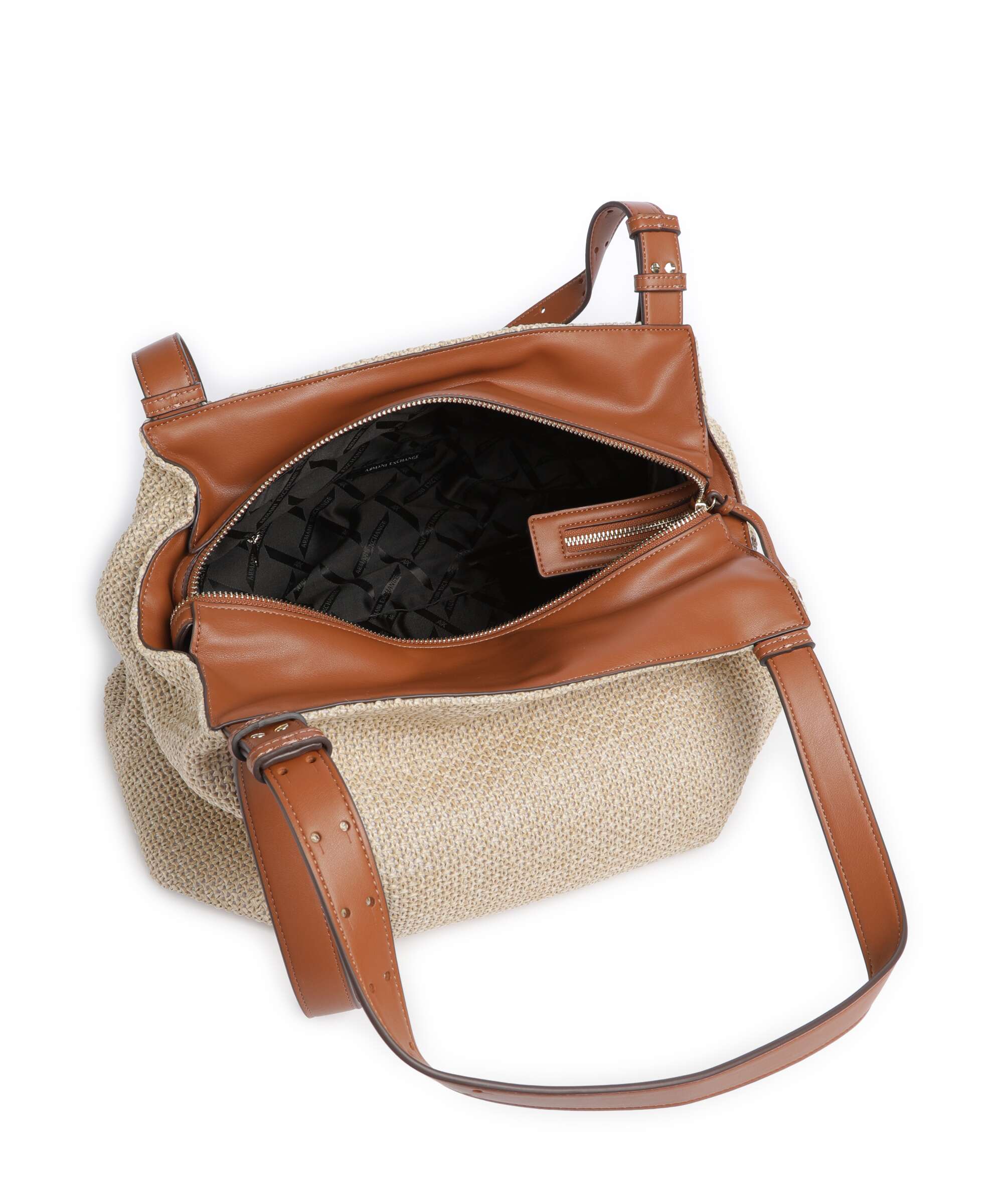 Armani Exchange Alice M Hobo bag natural/saline clay