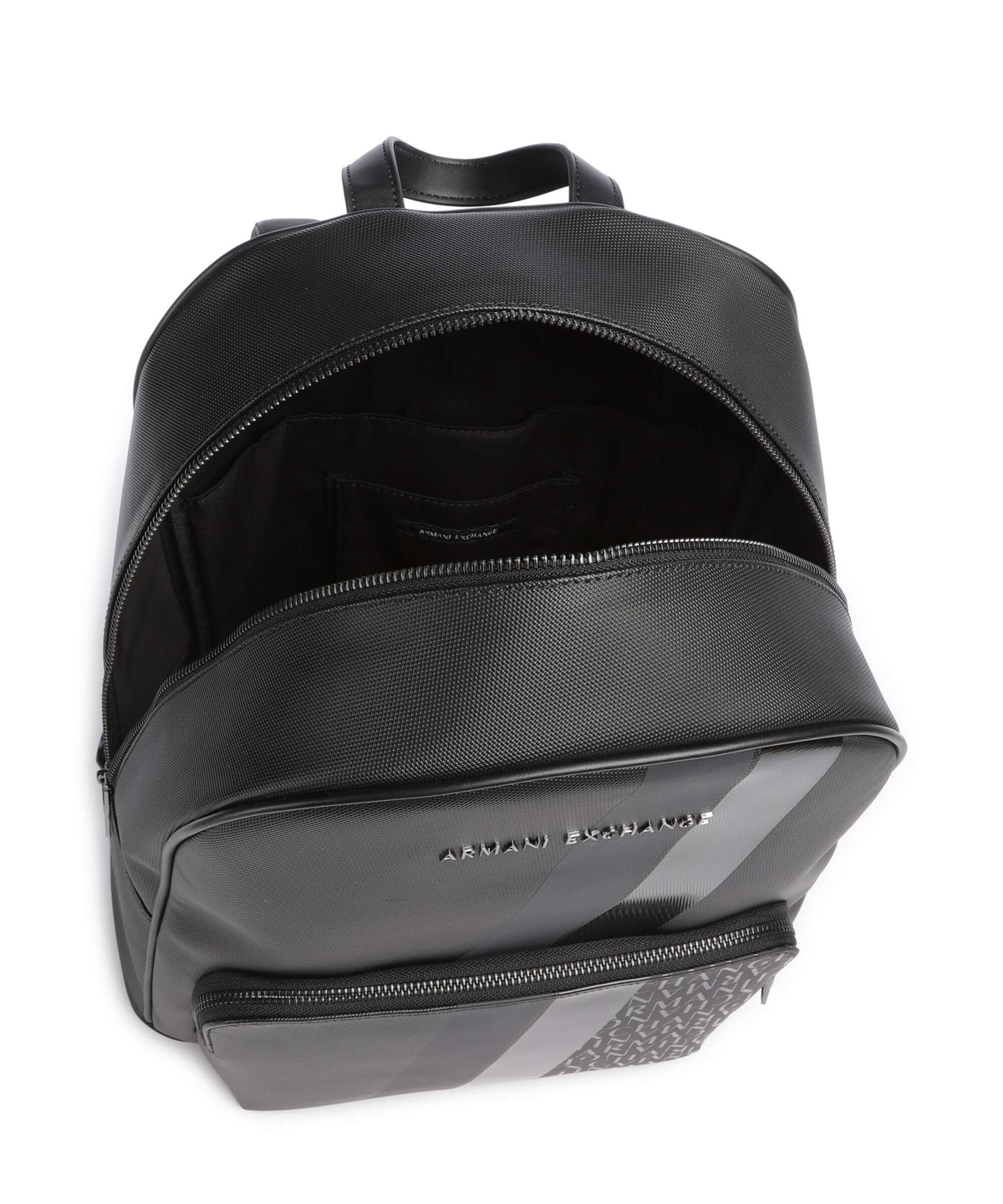 Armani Exchange Dylan Backpack black/gunmetal/shiny black