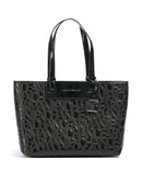 Armani Exchange Liz Patent M bolsa shopper black