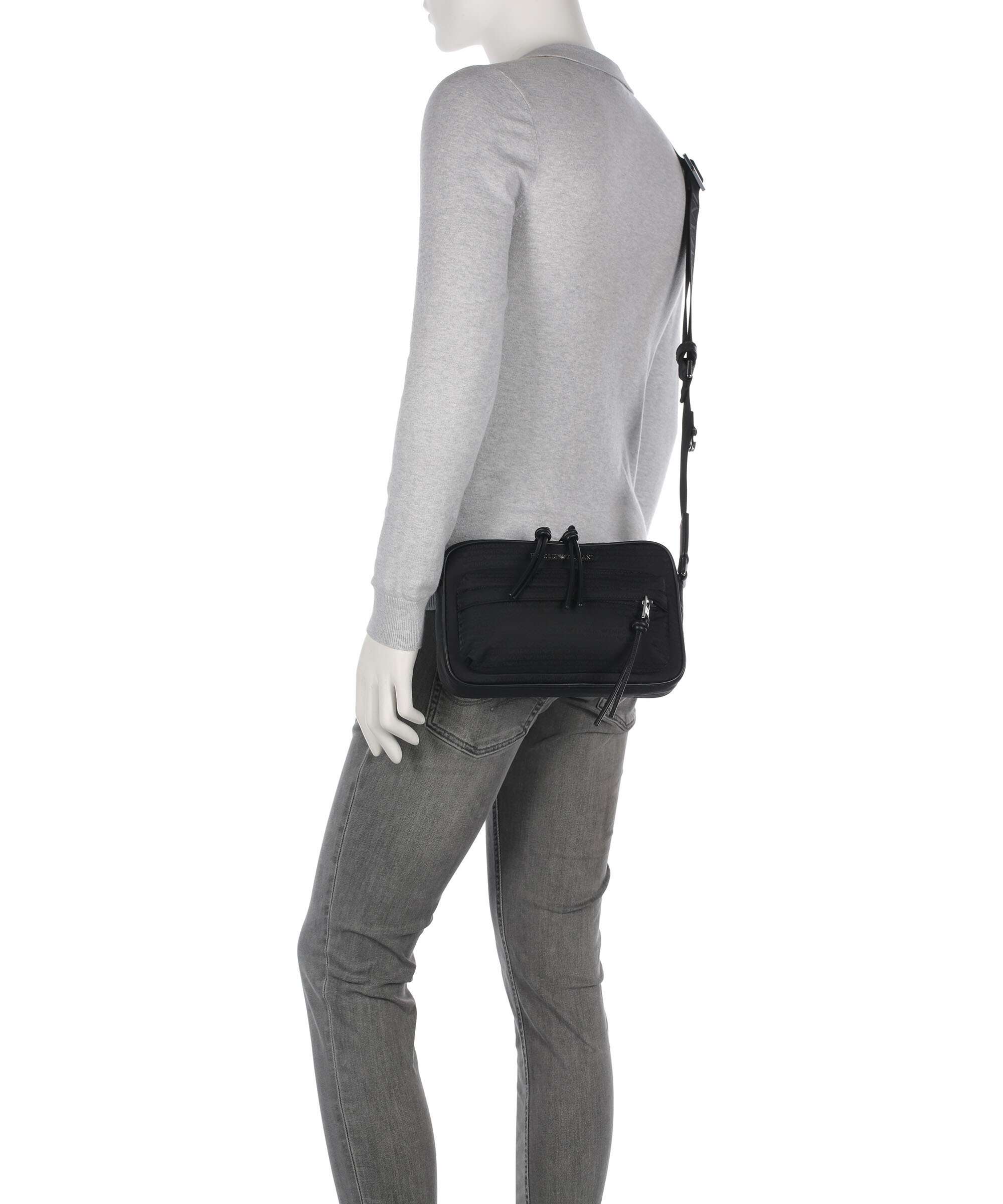 Emporio Armani Monogram Crossbody bag black beauty